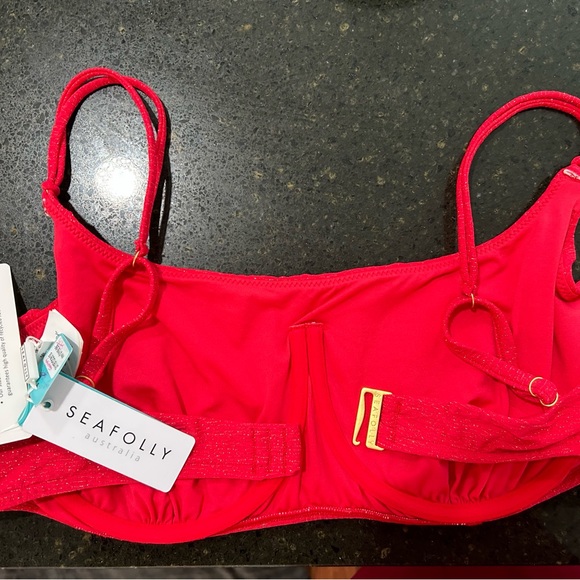 Twilight Metallic Bralette Bikini Top (DD Cup) & low Hipster Bikini Bottom - Picture 5 of 14